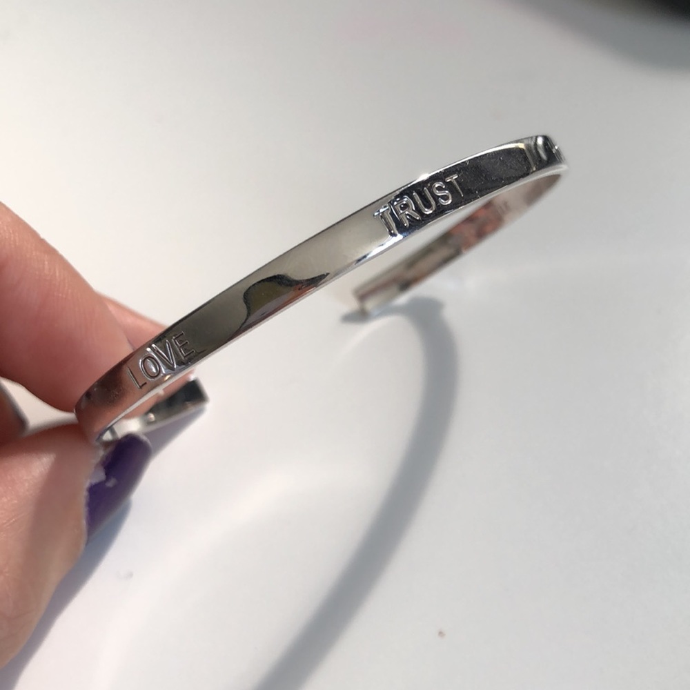 Sterling Silver Elle bracelet with Ruby